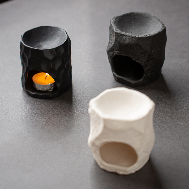 Ceramic Oil Burner - Ceramic Aromatherapy Burner for Spa, Yoga,
