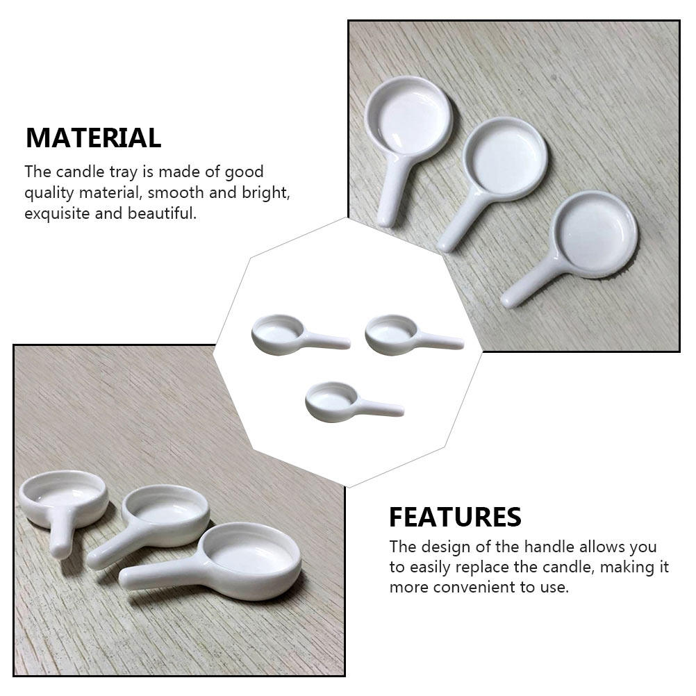 3Pcs Ceramic Spoon Smooth Hand - đánh giá và giá Ceramic Oil Burner
