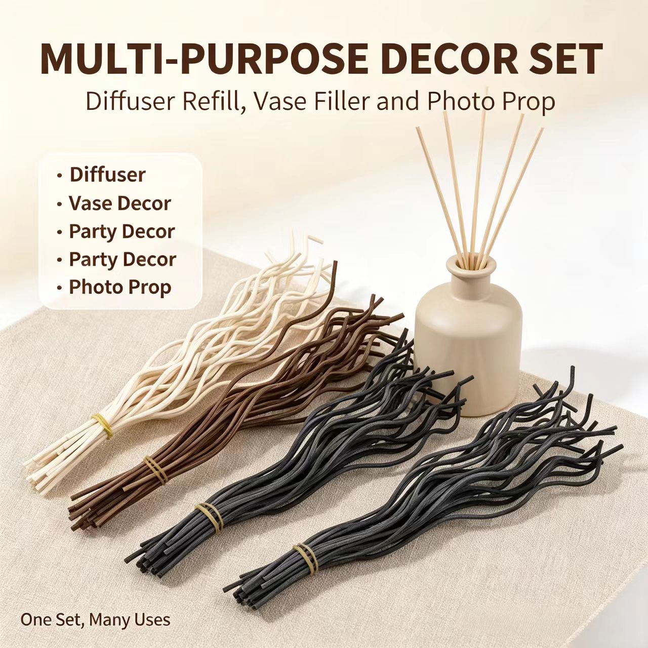 20Pcs Long Wavy Rattan Reed Di - đánh giá và giá Home Fragrance Refill