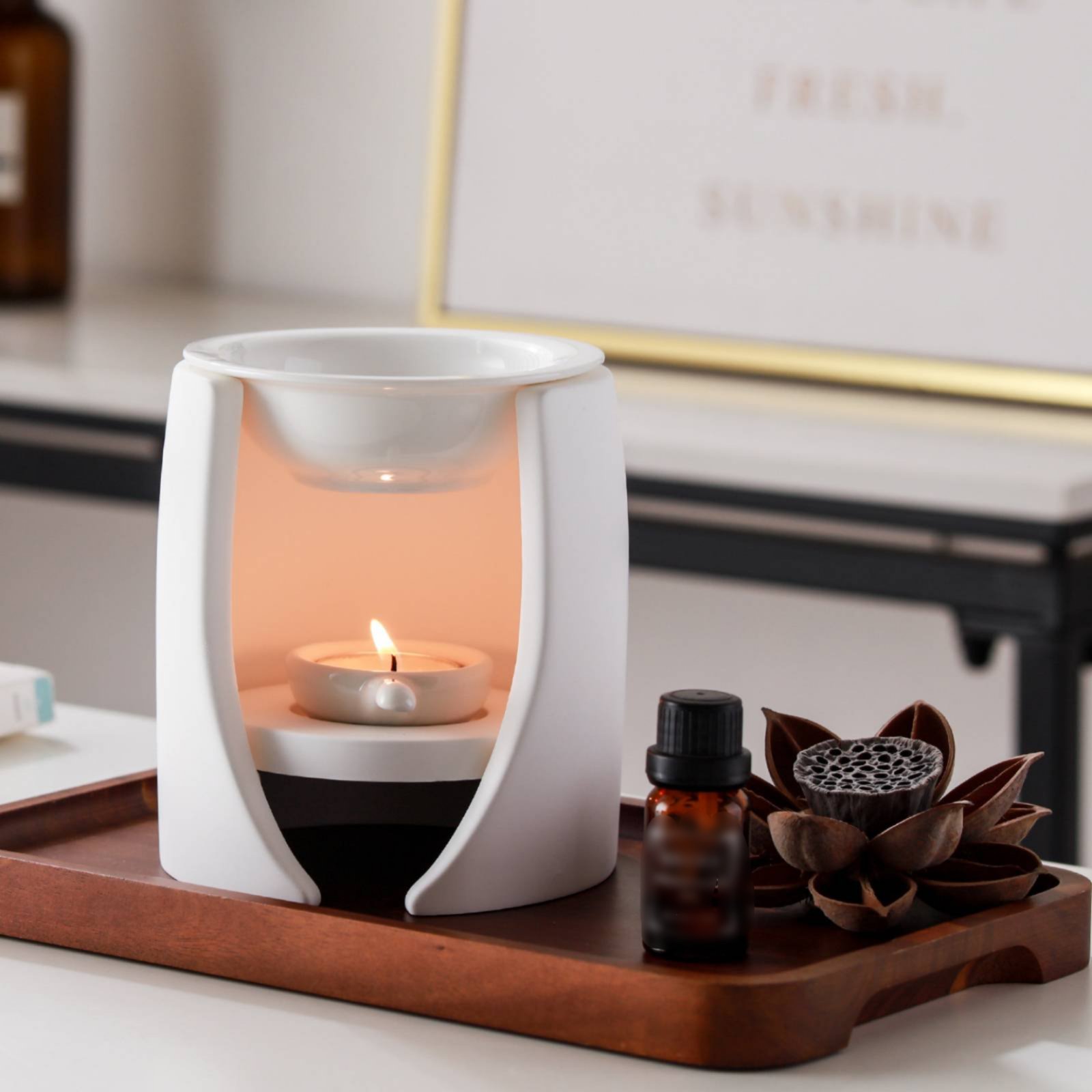 Aroma Lamp Easy to Use Ceramic - đánh giá và giá Ceramic Oil Burner