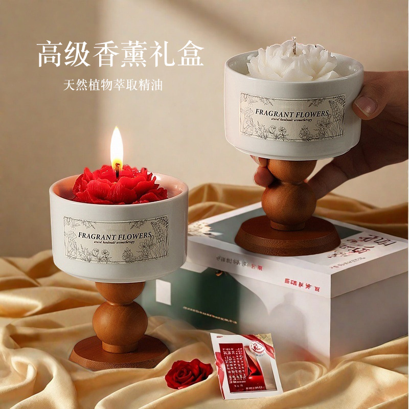 High-end Camellia Scented Cand - đánh giá và giá Home Fragrance Set Gift