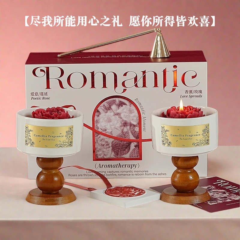 High-end Camellia Scented Cand - đánh giá và giá Home Fragrance Set Gift