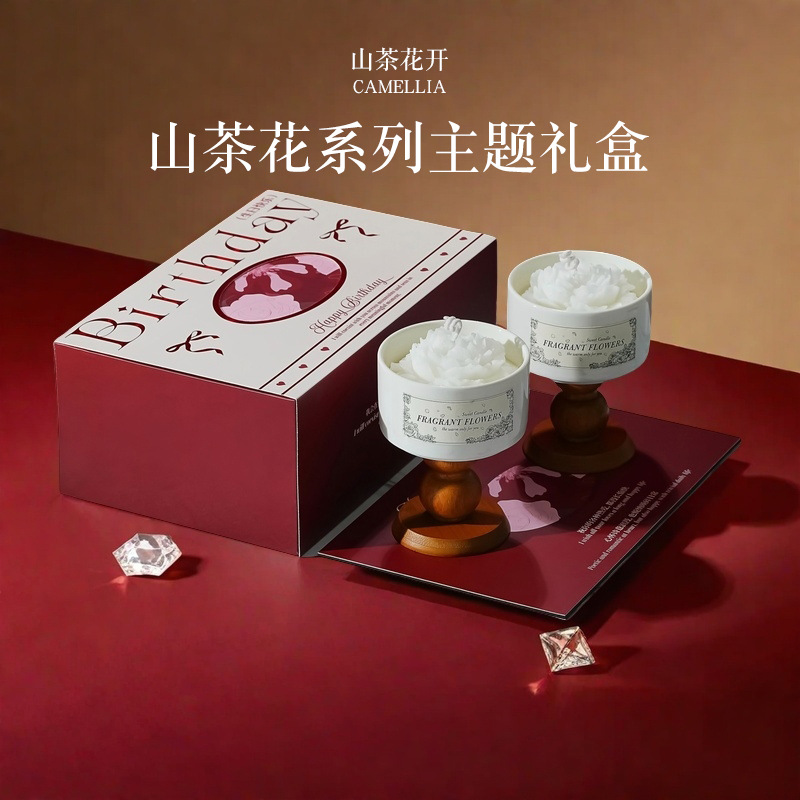 High-end Camellia Scented Cand - đánh giá và giá Home Fragrance Set Gift