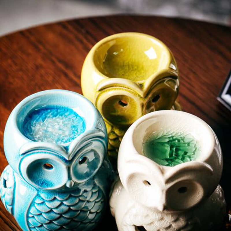 Gốm Xông Tinh Dầu Đốt Cú Tinh  - đánh giá và giá Ceramic Oil Burner