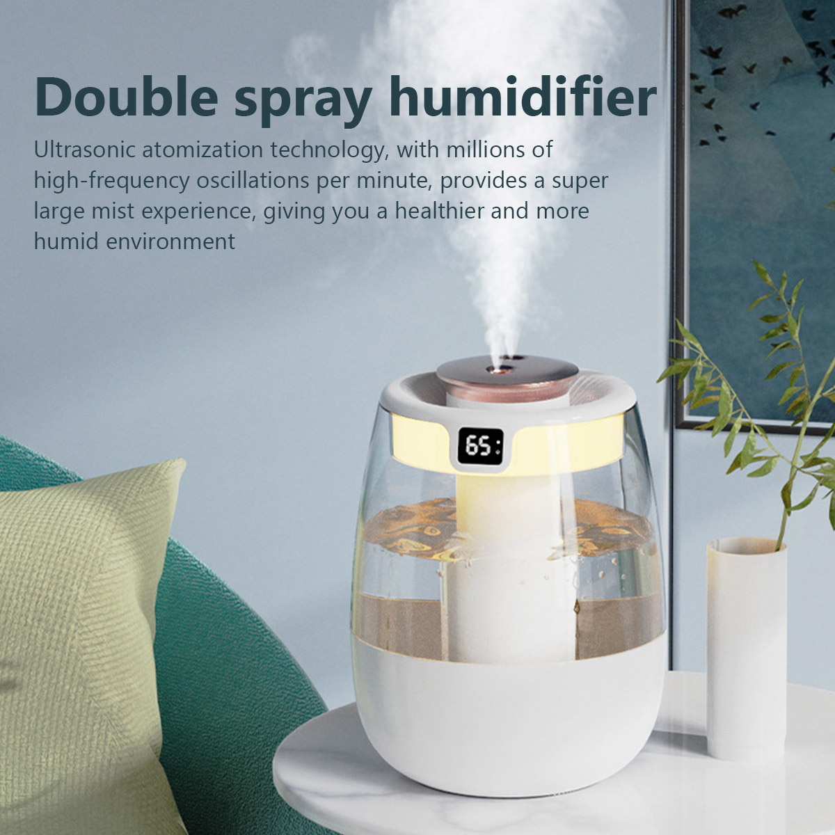 1.3L Air Humidifier Double Spr - đánh giá và giá Home Fragrance Device