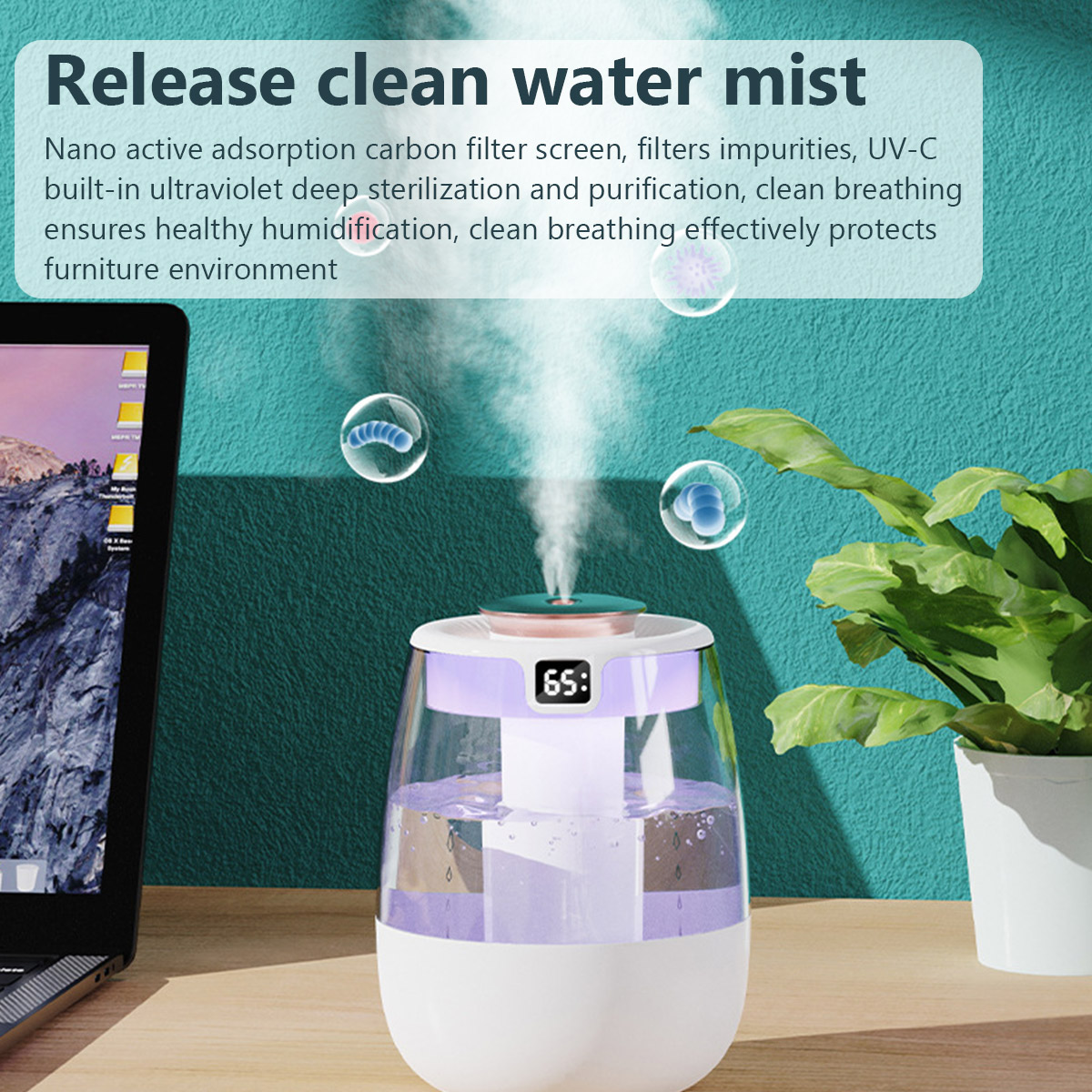 1.3L Air Humidifier Double Spr - đánh giá và giá Home Fragrance Device