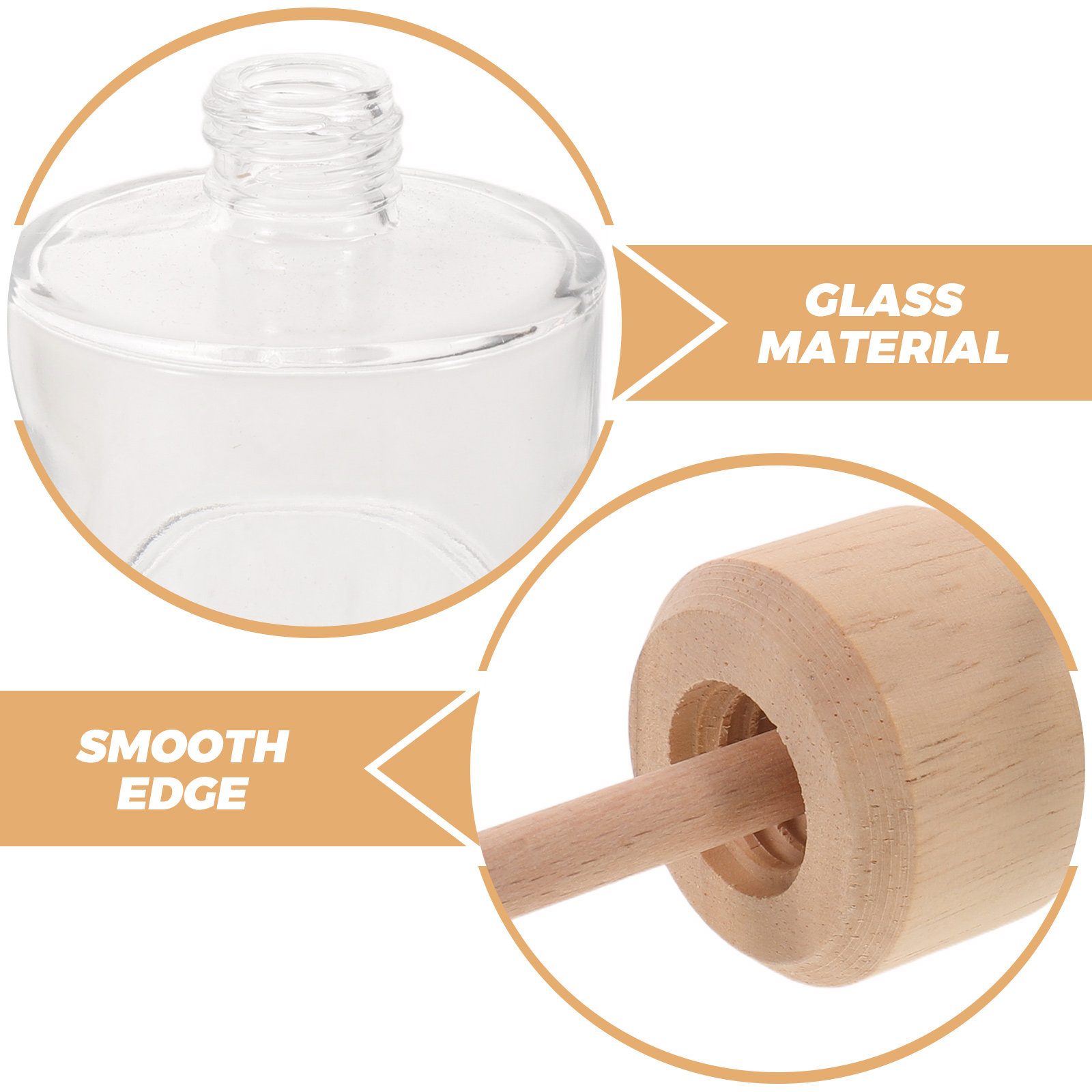 2Pcs Clear Glass Reed Diffuser - đánh giá và giá Home Fragrance Refill