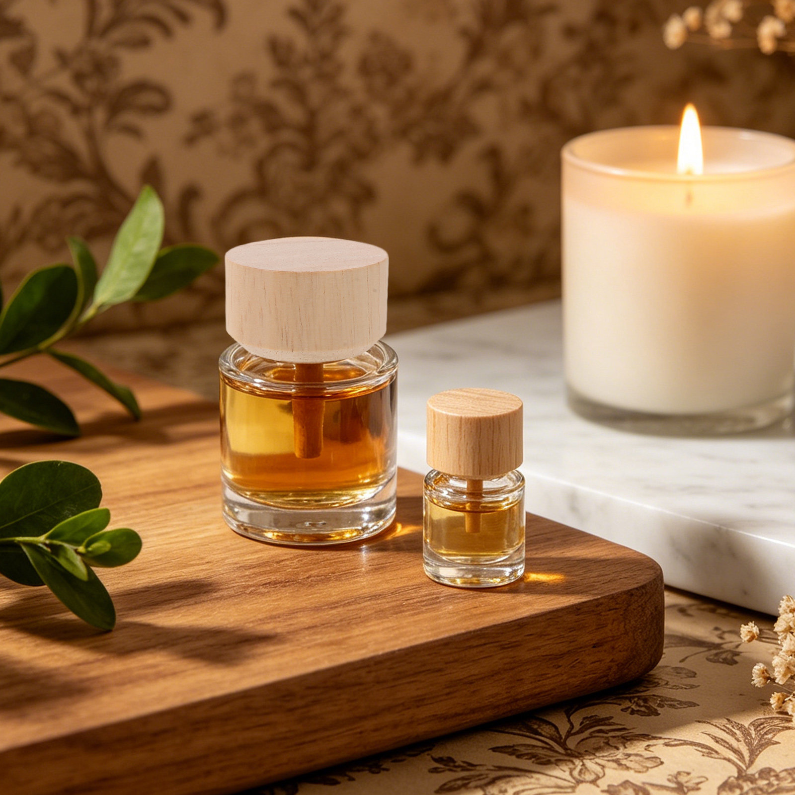 2Pcs Clear Glass Reed Diffuser - đánh giá và giá Home Fragrance Refill
